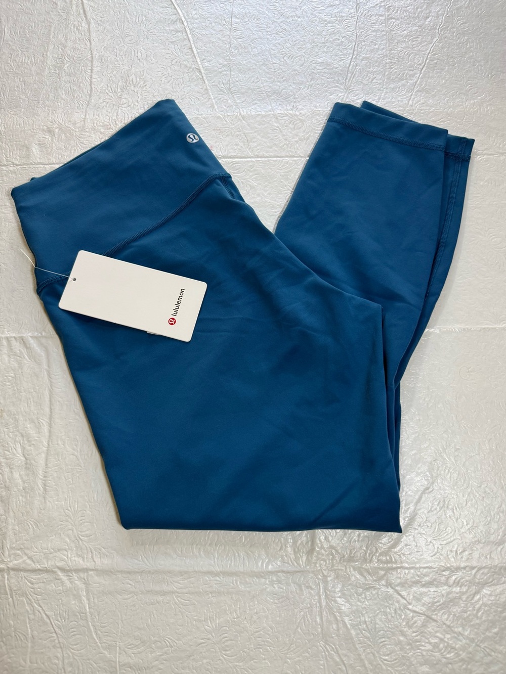 lululemon athletica Wunder Train HR 25” Deep Teal Leggings sz. 14
